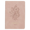 Trust Mottled Blush Faux Leather Classic Journal - Proverbs 3:5