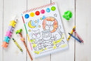 Cozy Club Bible Friends Art Pad