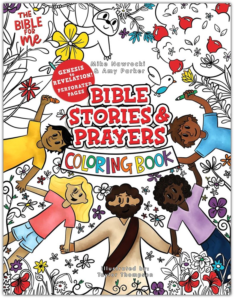 Bible Stories & Prayers Coloring Book