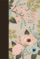 NIV Large Print ThinLine Zipper Bible, Floral