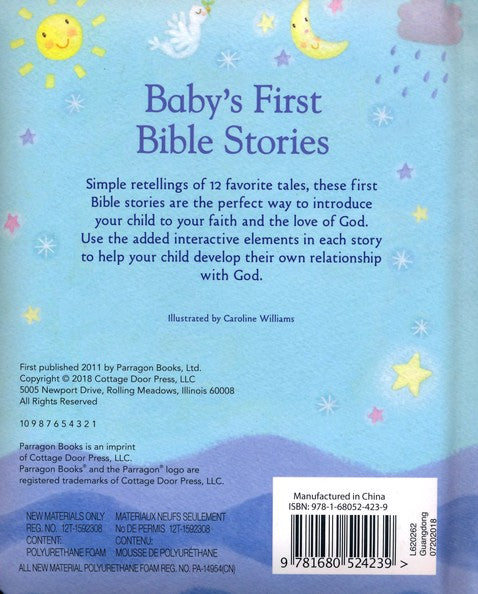 Baby's First Bible Stories Padded Board Book