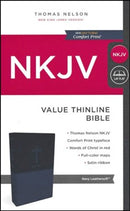 NKJV Value Thinline Bible, Blue