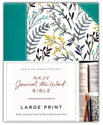 NKJV Large Print Journal the Word Bible