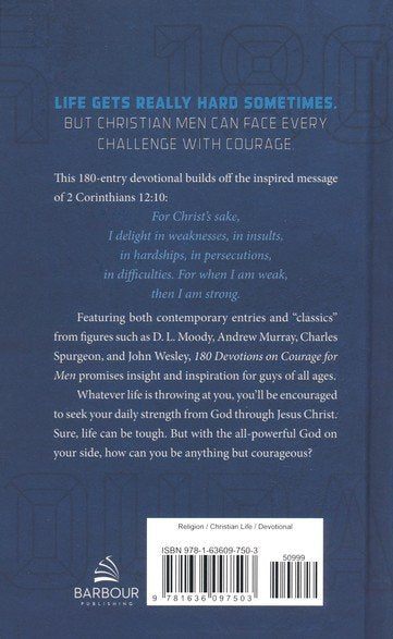 180 Devotions on Courage for Men