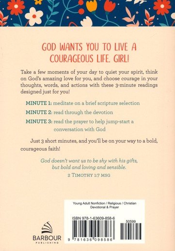 Choose Courage 3-Minute Devotions for Teen Girls
