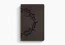 ESV Premium Gift Bible, Charcoal, Crown Design