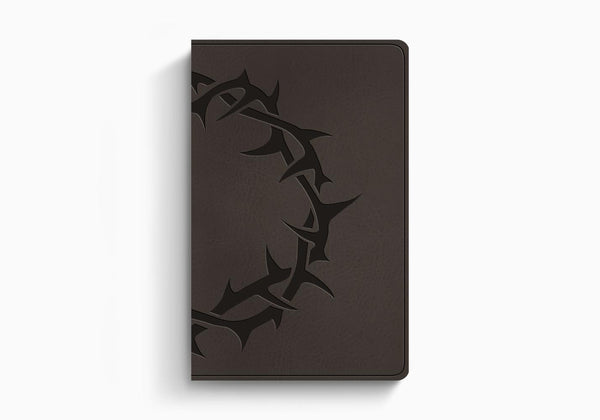 ESV Premium Gift Bible, Charcoal, Crown Design