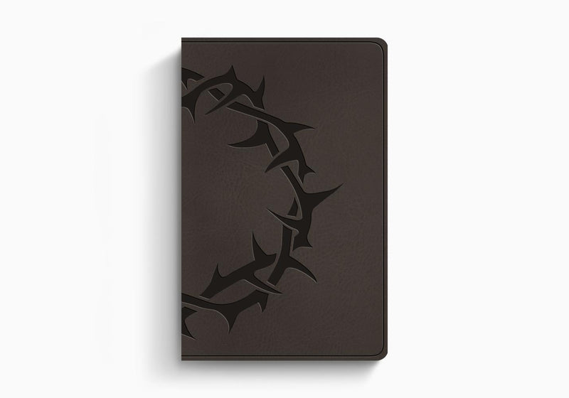ESV Premium Gift Bible, Charcoal, Crown Design