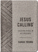 Jesus Calling, Textured Gray Leathersoft