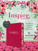 NLT Inspire Bible, Pink Floral, Hardcover