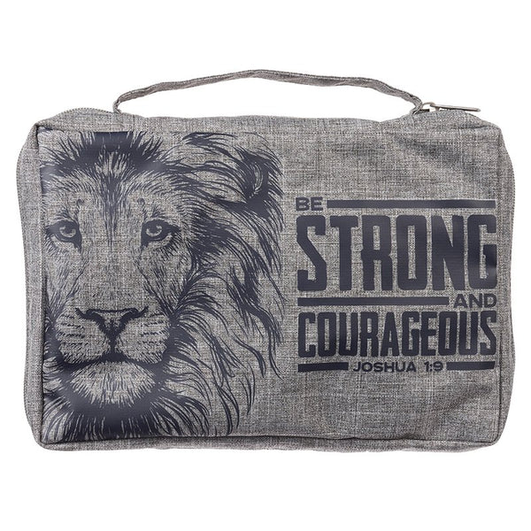 Be Strong and Courageous Bible Cover