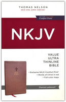 NKJV Value Ultra Thinline Bible, Charcoal