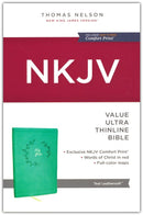 NKJV Value Ultra Thinline Bible, Teal