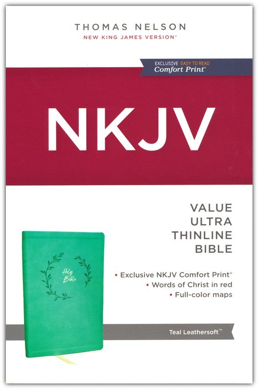NKJV Value Ultra Thinline Bible, Teal