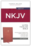 NKJV Ultra Thinline Bible, Brown