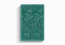 ESV Premium Gift Bible, Teal, Floral Design