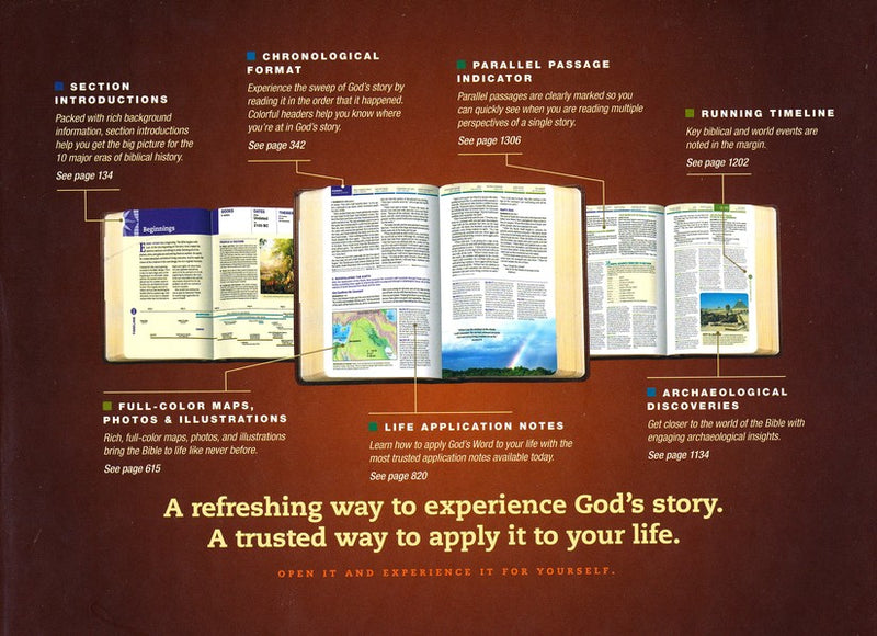 NLT Chronological Life Application Study Bible