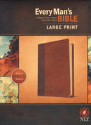 NLT Every Man’s Bible NLT, Brown & Tan, Large Print