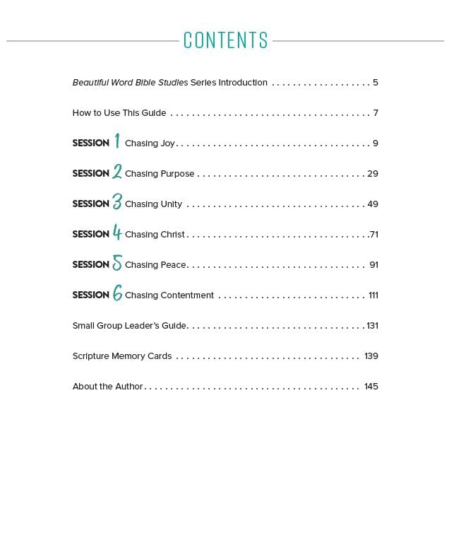 Philippians: Chasing Happy Beautiful Word Bible Study + Streaming Video