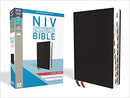 NIV, Thinline Bible, Large Print, Thumb Indexed, Black