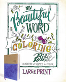 NIV, Large Print Beautiful Word Coloring Bible