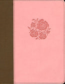 NIV Journal The Word Bible, Brown/Pink Floral