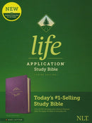 NLT Life Application Study Bible, Third Edition- Purple
