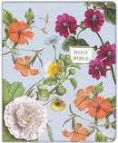 NIV Artisan Collection Bible, blue floral