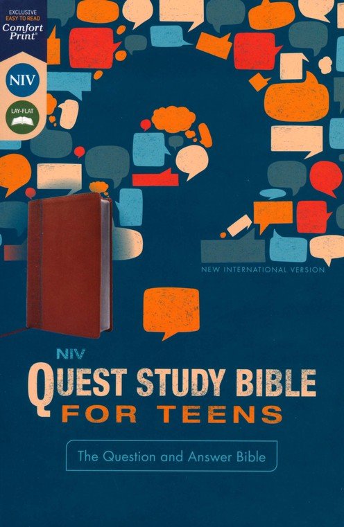 NIV Quest Study Bible for Teens, Brown