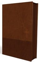 NIV Large Print ThinLine Zipper Bible, Brown