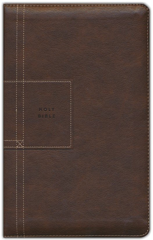 NLT Thinline Reference Zipper Bible, Zippered, Thumb Indexed