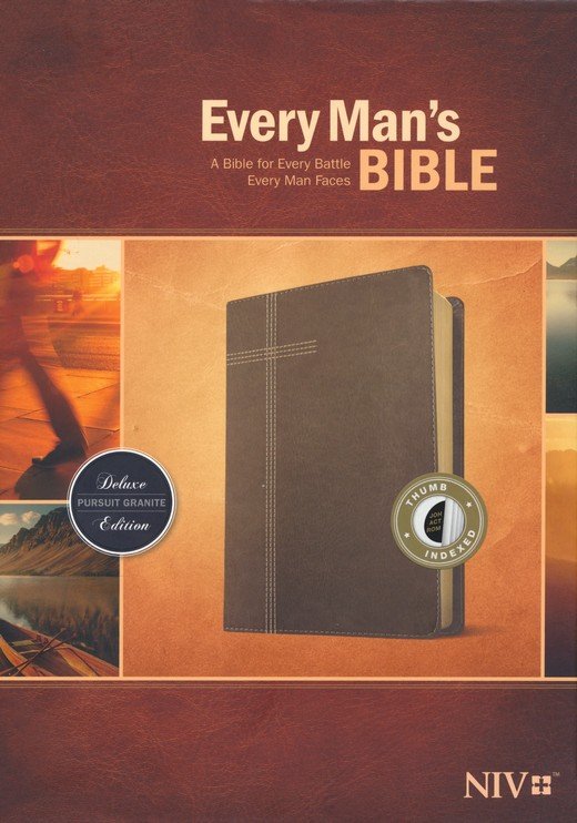 Every Man's Bible NIV, Thumb Indexed