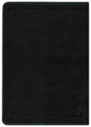 NLT Courage For Life Study Bible for Men, Black