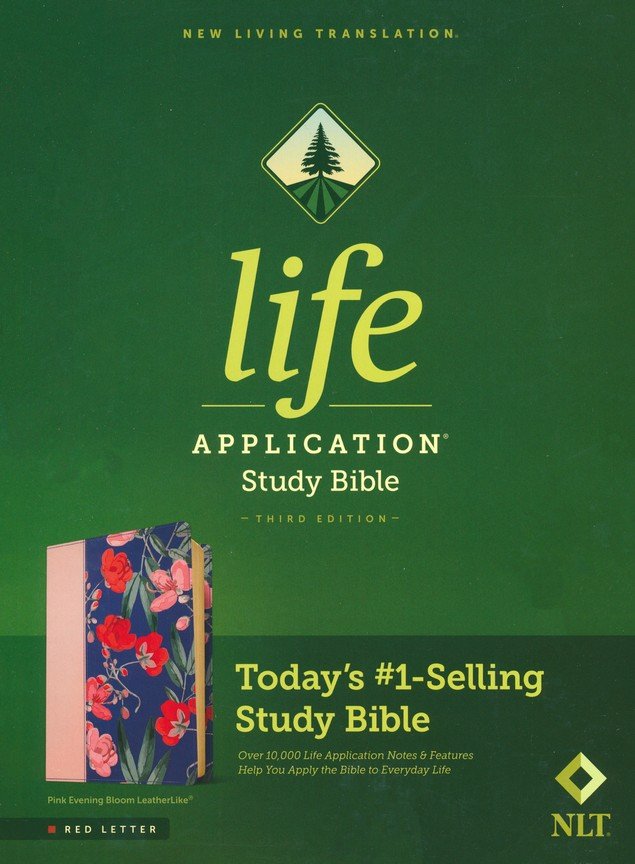 NLT Life Application Study Bible, Floral