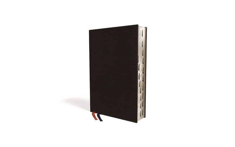 NIV Thinline Bible, Thumb Indexed, Black