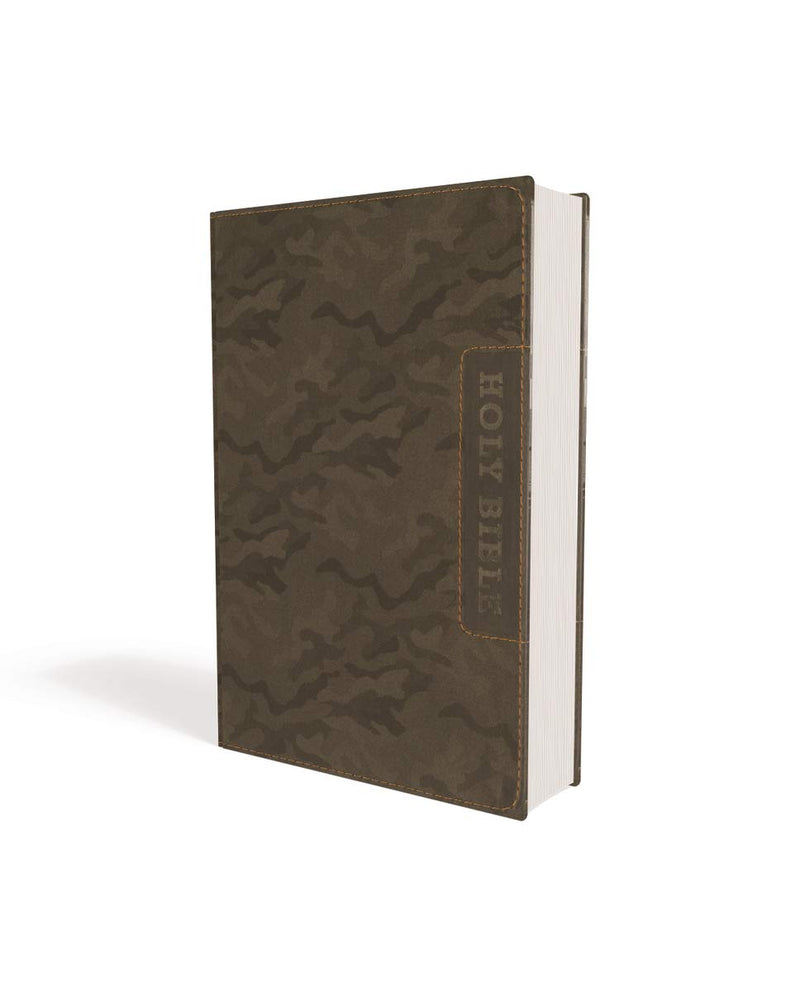 NIV, Boys' Bible, Leathersoft, Brown Camo