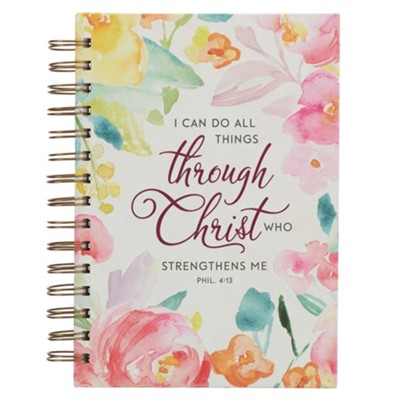 All Things Through Christ Wirebound Journal JLW140