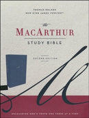 NKJV MacArthur Study Bible, Thumb Indexed, Navy