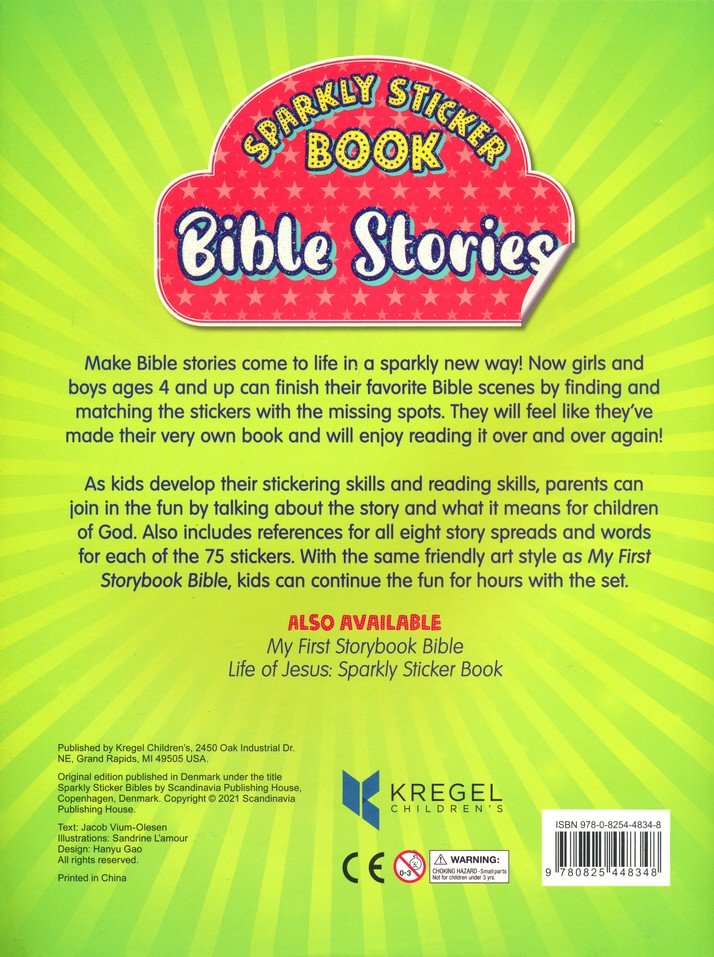 Bible Stories: Sparkly Sticker Book