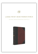 ESV Large Print Wide Margin Bible, Brown