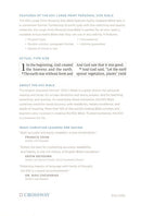 ESV Large Print Personal Size Bible, Forest/Tan