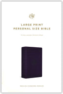 ESV Large Print Personal Size Bible, Lavender