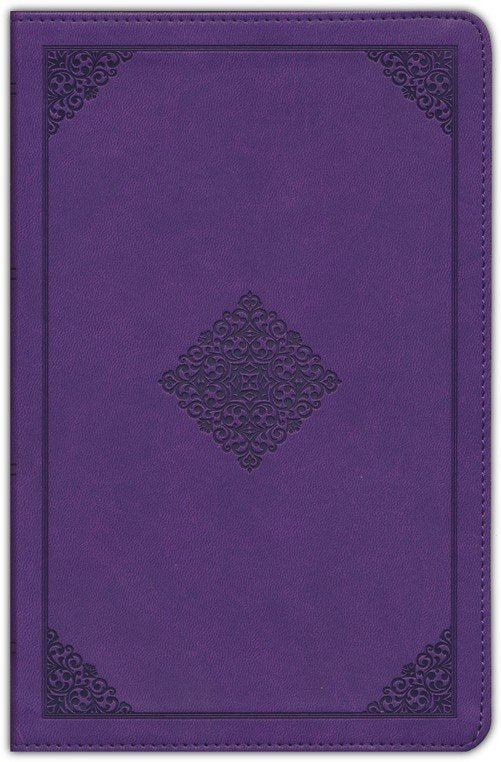 ESV Large Print Personal Size Bible, Lavender