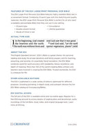 ESV Large Print Personal Size Bible, Lavender