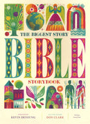 Biggest Story Bible Storybook, Blue & Green Soft Imitation Leather