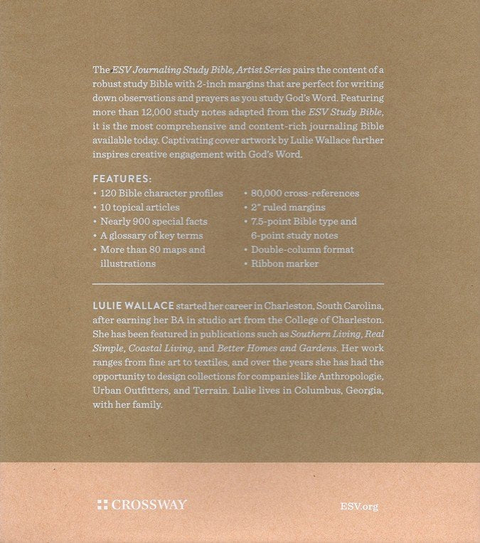 ESV Journaling Study Bible, Artist Series, Isa