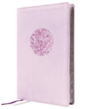 NIV, Thinline Bible, Leathersoft, Purple, Red Letter, Thumb Indexed