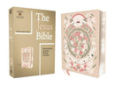 The Jesus Bible, ESV, Leathersoft Peach Floral
