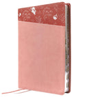 NIV, Thinline Bible, Large Print, Leathersoft, Pink, Red Letter, Thumb Indexed