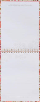 Trust Coral Floral Large Spiral Notepad - Isaiah 40:31